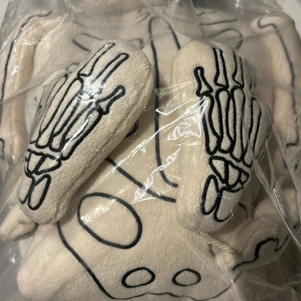 Pottery Barn Ms. Bones shaped pillow